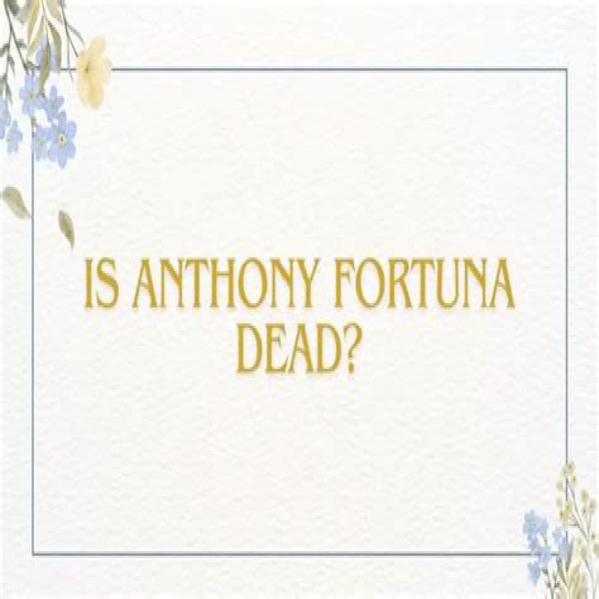 Anthony Fortuna Death; New York’s Beloved Restaurateur Obituary News