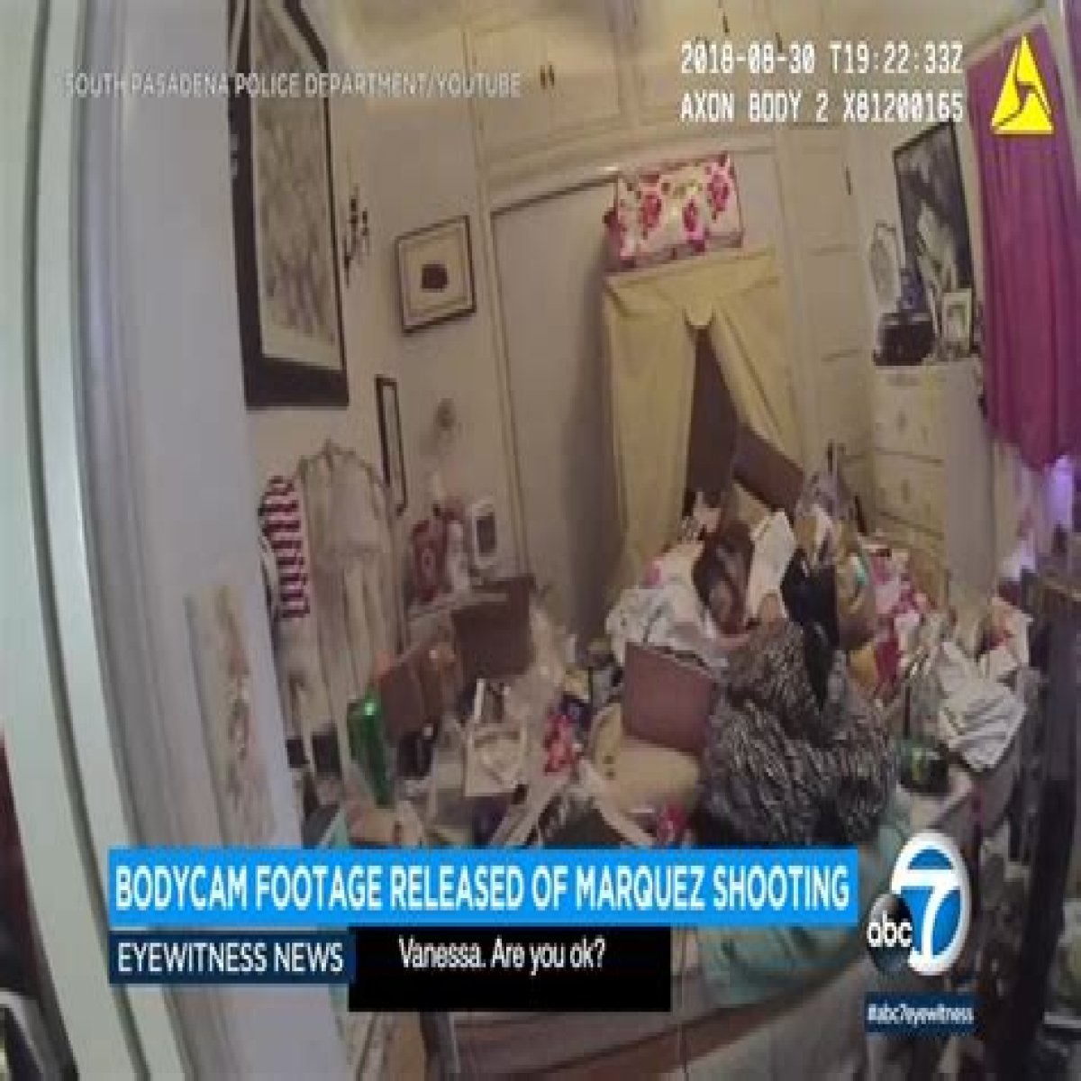 Bodycam footage shows moment ER actress Vanessa Marquez was shot by police