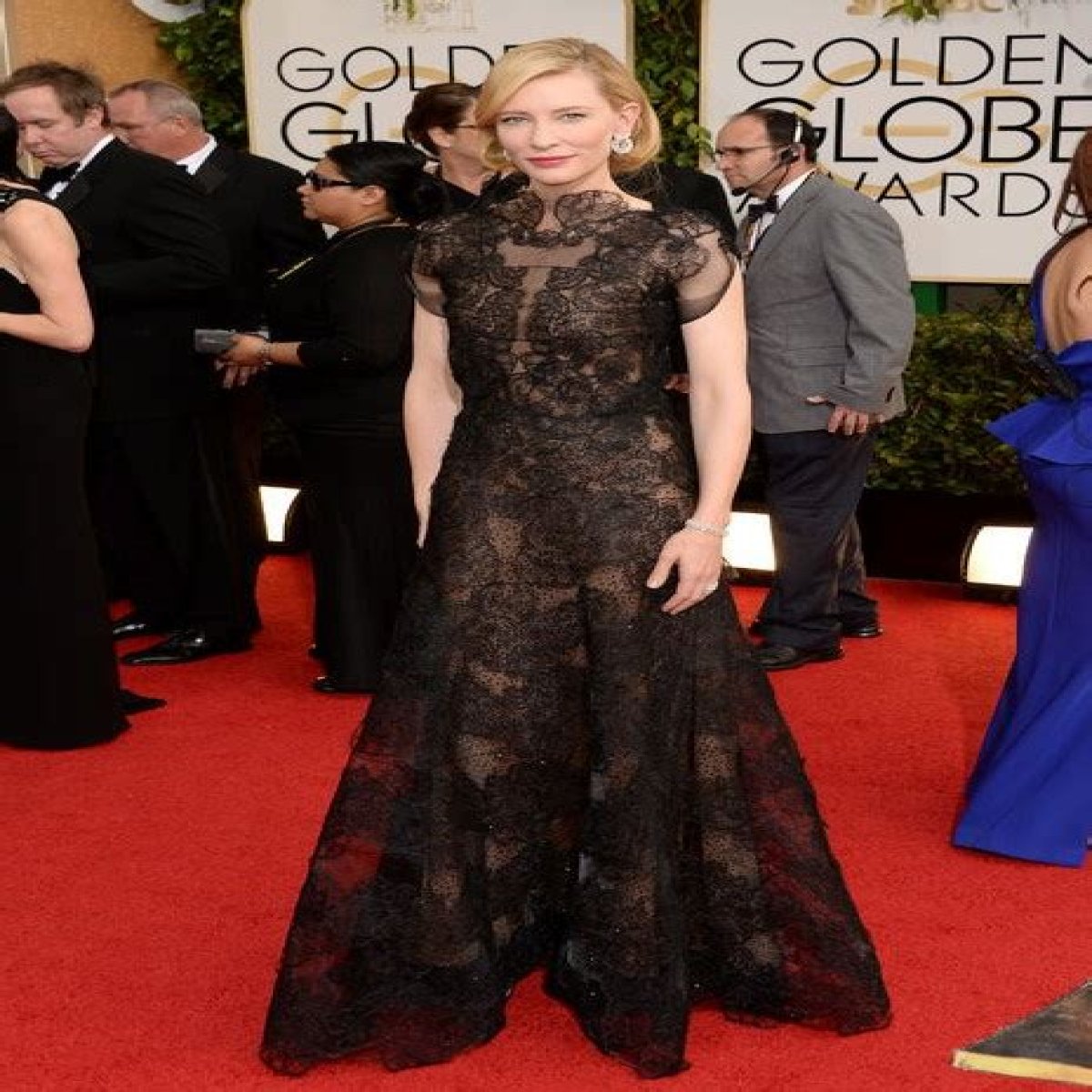 Cate Blanchett in black Armani at the Globes: immaculate perfection?