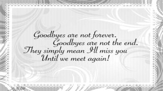 Farewell To A Beloved Husband, Father, And Friend
