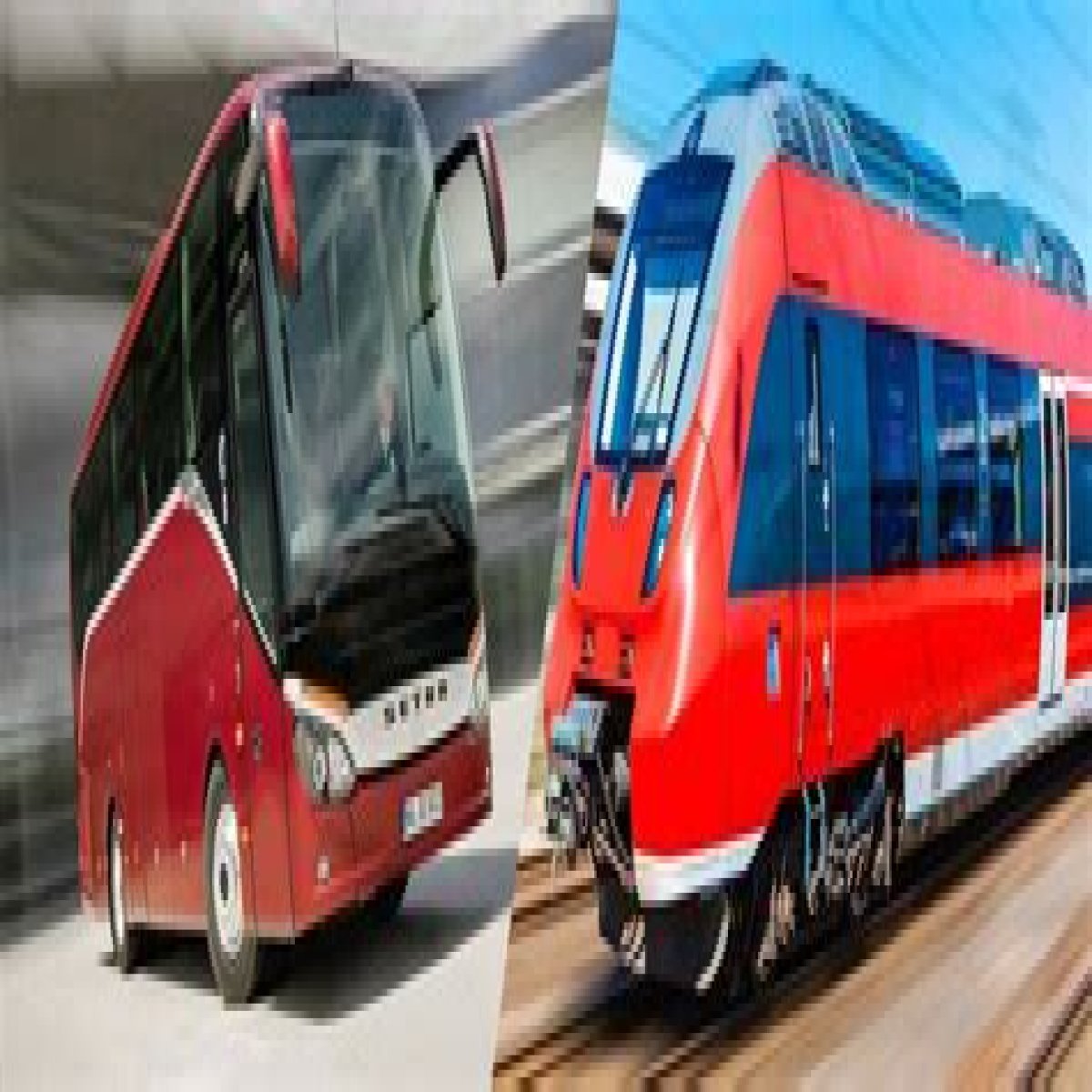 Go by train or bus
