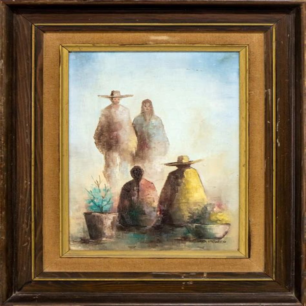 HECTOR LARA OROZCO (1892-1958) \"Bodegon\" Original Oil Painting Mexican Artist for Sale