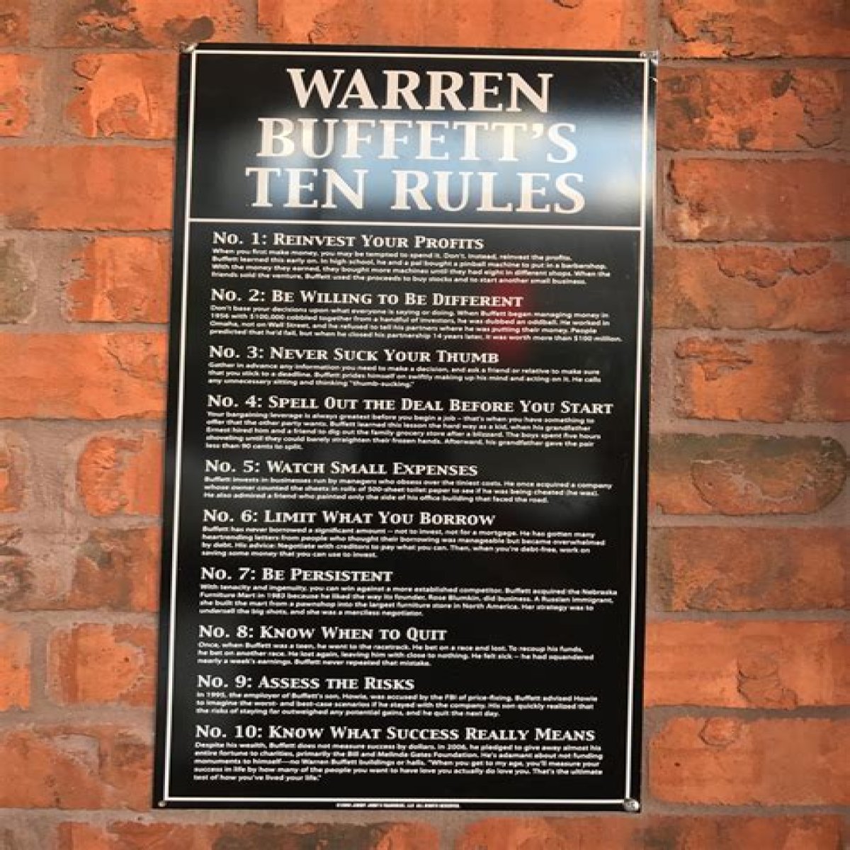 jimmy johns warren buffett 10 rules