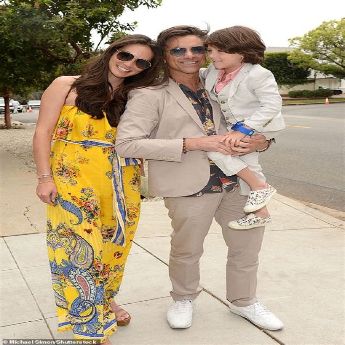 John Stamos & Caitlin McHugh welcomed son Billy Stamos this weekend