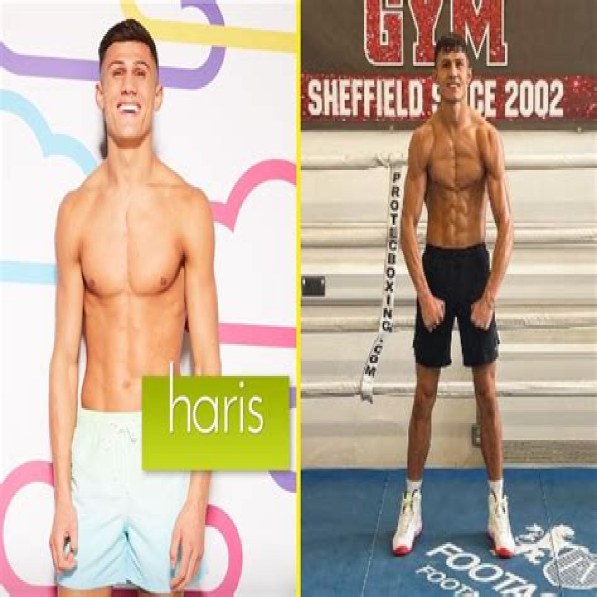Love Island star Haris Namani who ‘looks like Cristiano Ronaldo’ is a boxer and trains at same gym as world champion Sunny Edwards