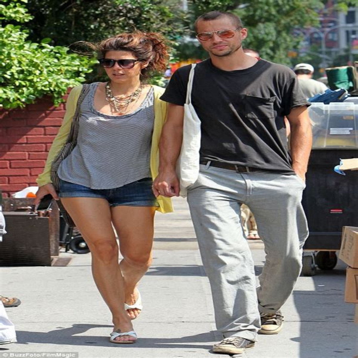 Marisa Tomei, 48, got engaged to 36-year-old hottie Logan Marshall Green