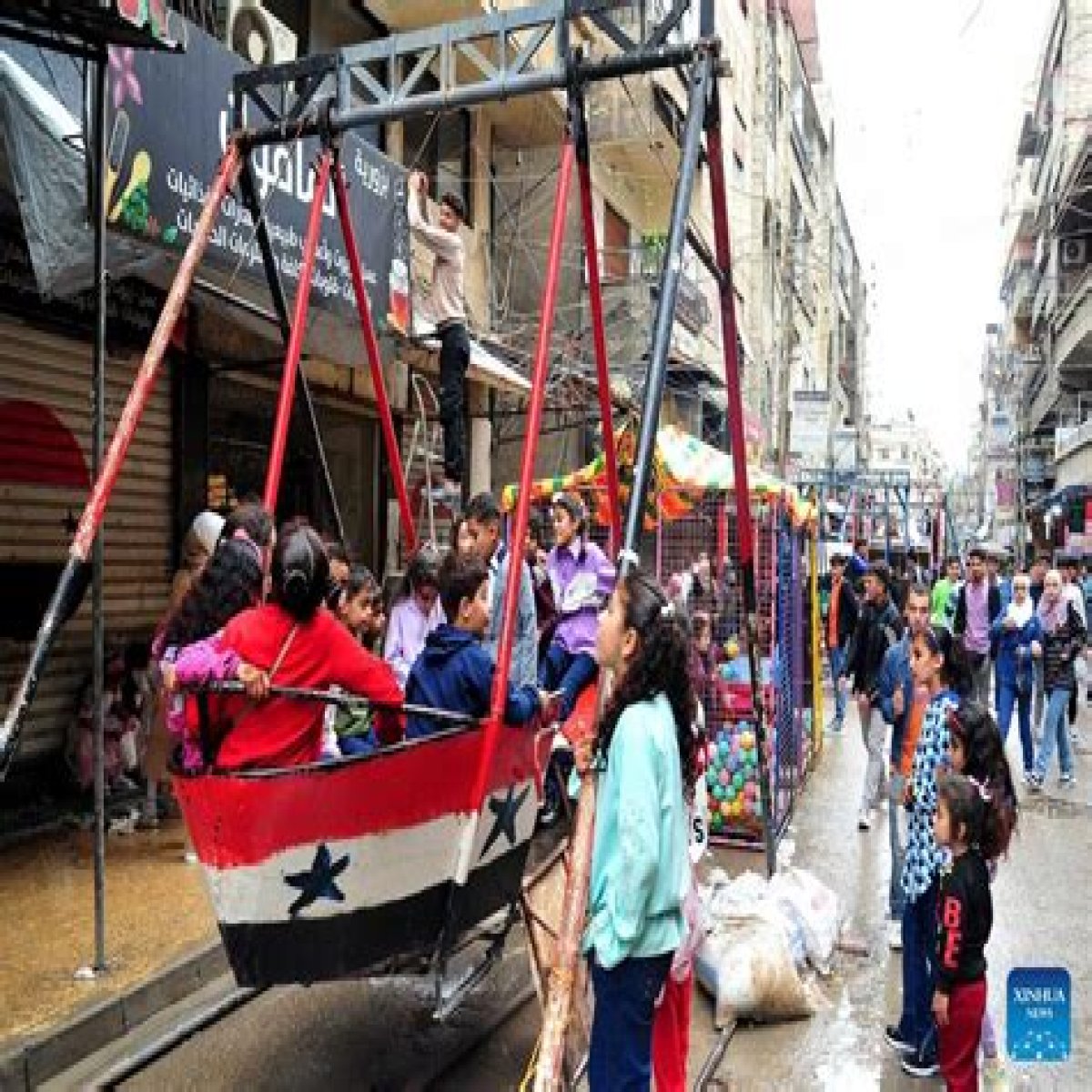 Mideast in Pictures: Happy Eid al-Adha holiday in Syria - Xinhua
