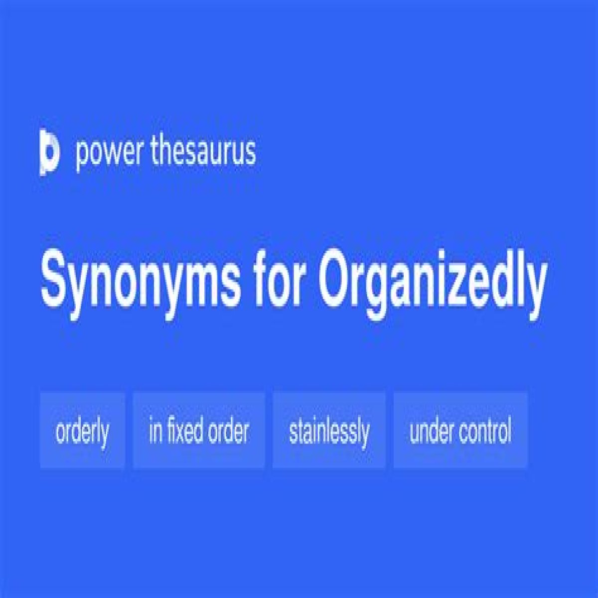 Organizedly