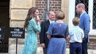 Prince William & Kate took Prince George on a tour of Eton this week
