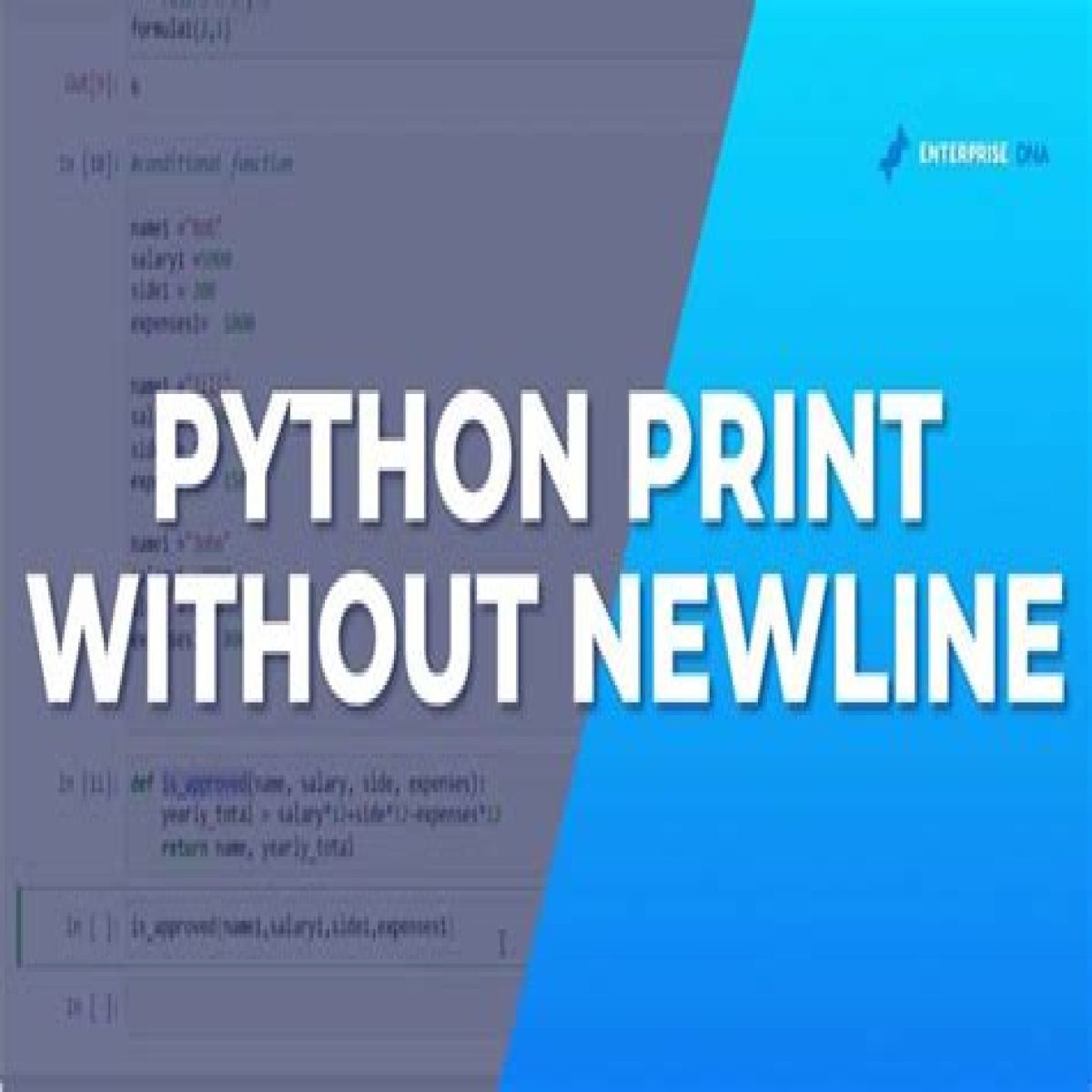 Python Print Without Newline A Step By