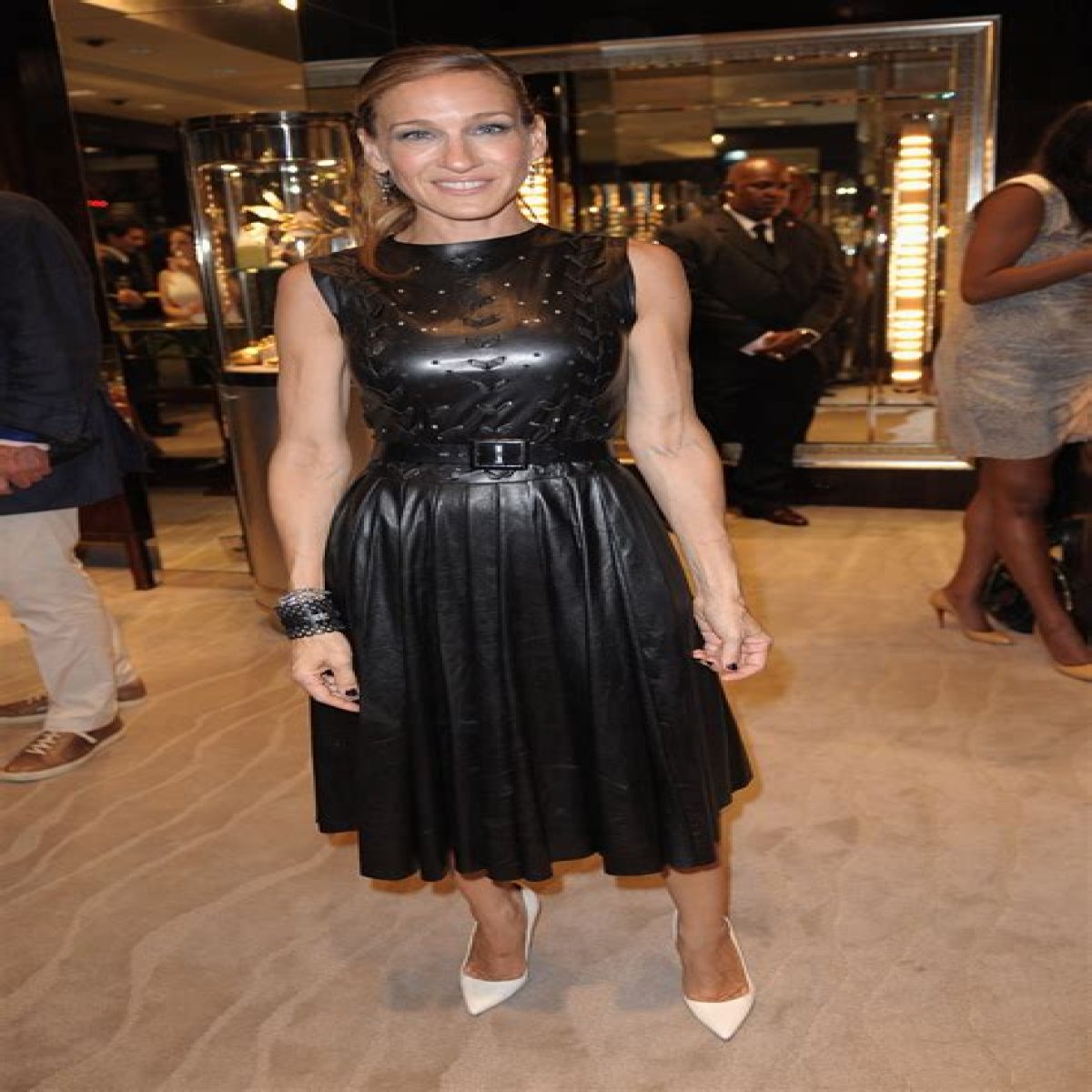 Sarah Jessica Parker in leather: “too young” or just fine?