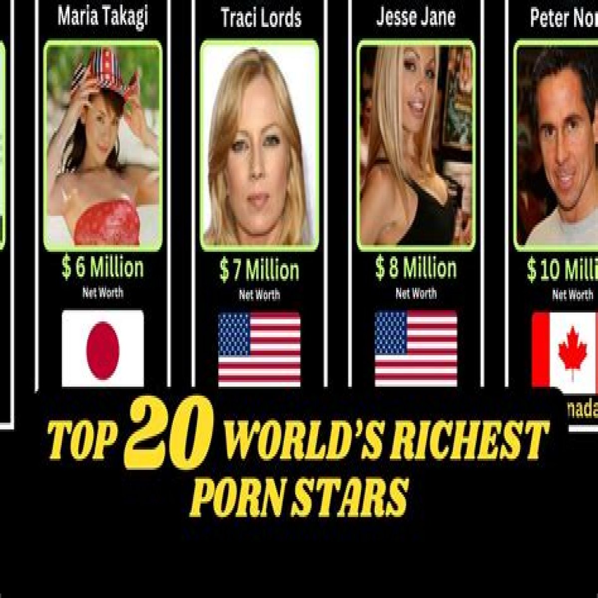 The 20 Richest Porn Stars