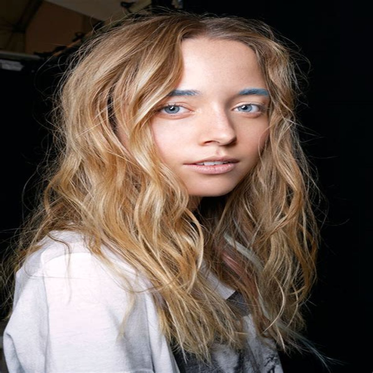 Tousle as hair