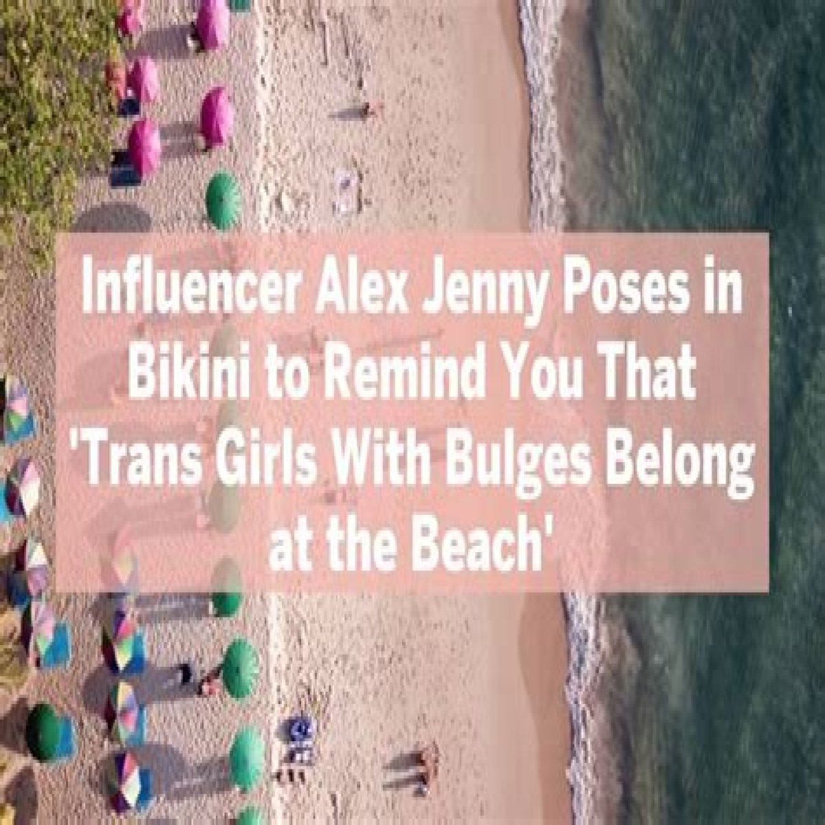 Trans Girls With Bulges Belong at the Beach