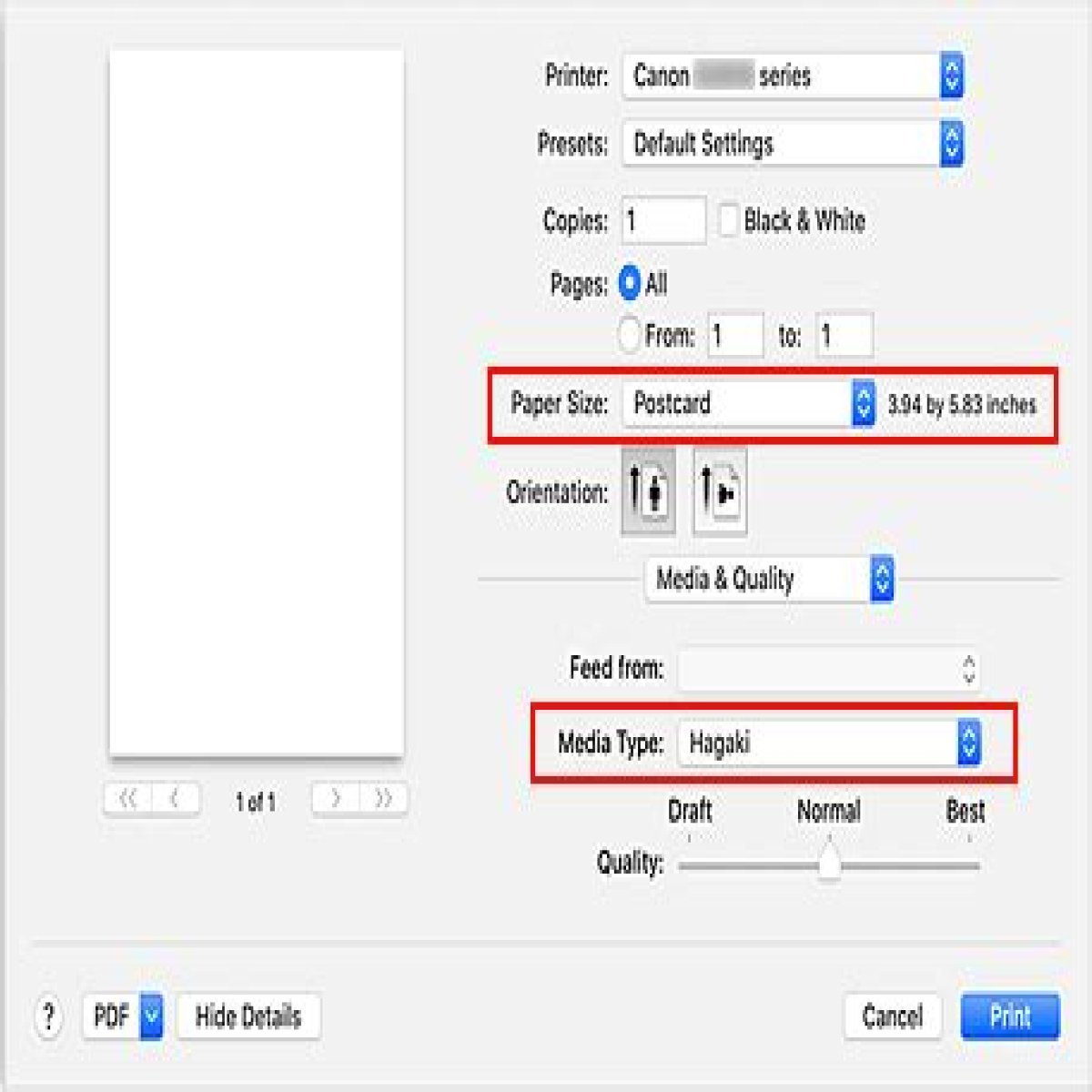 What is inkjet Hagaki paper?