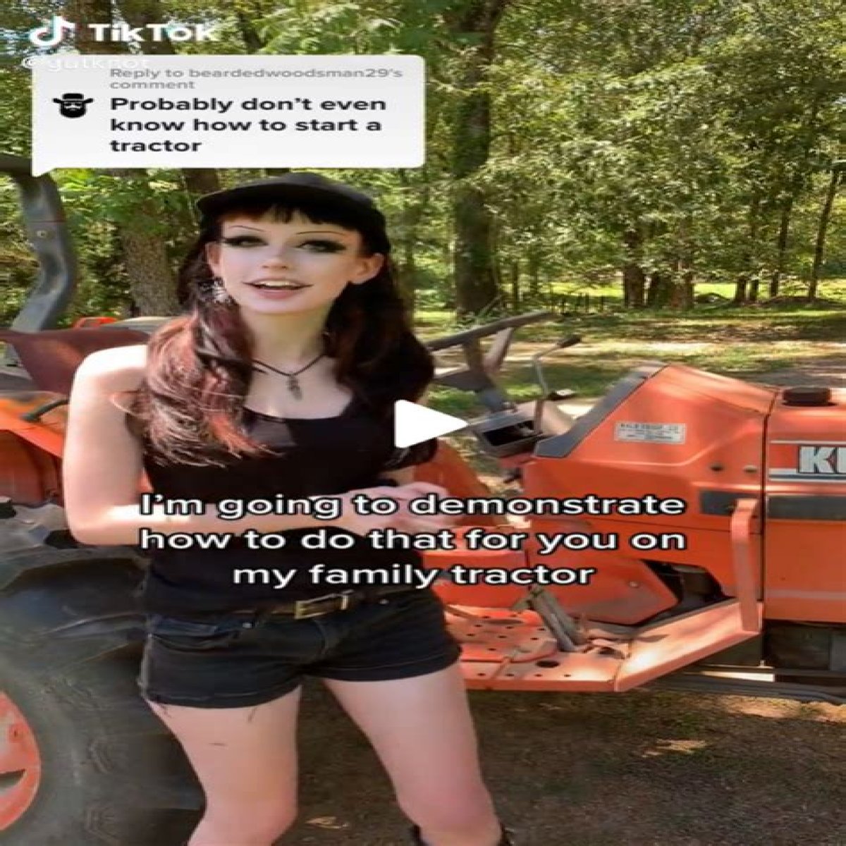 Who Is Gutknot On TikTok? Tractor Goth Girl Farmer On Instagram
